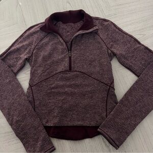 Lululemon Always Alert 1/2 Zip Size 4